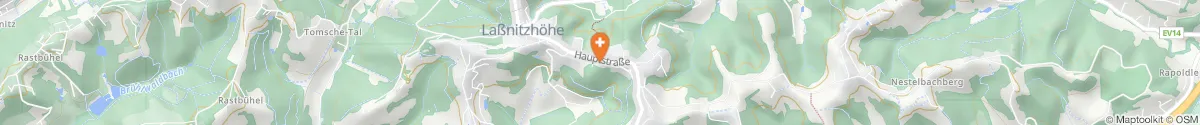 Kartendarstellung des Standorts für Kurapotheke Laßnitzhöhe in 8301 Laßnitzhöhe